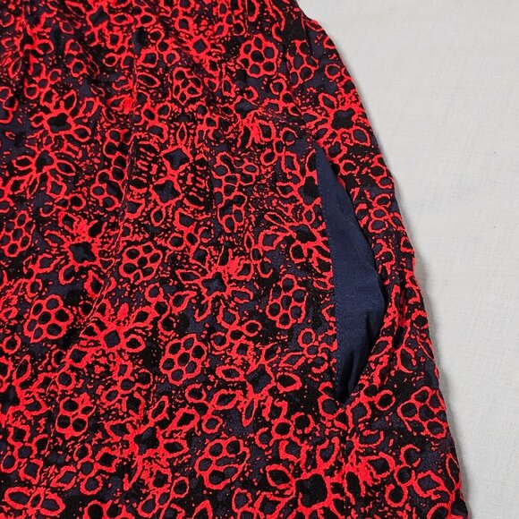 Free People Tabitha Mini Dress Women Size L Blue Red - Picture 12 of 15